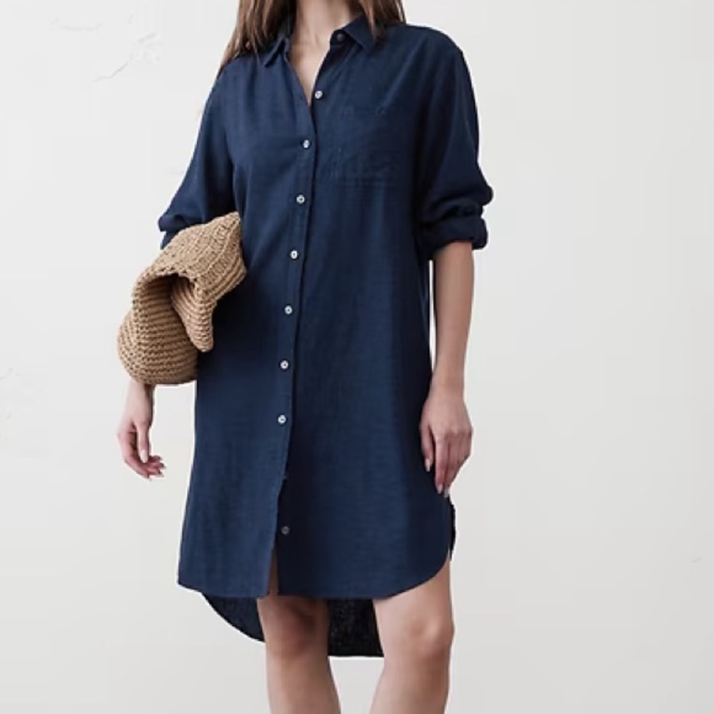 NWT Banana Republic Linen Blend Dress